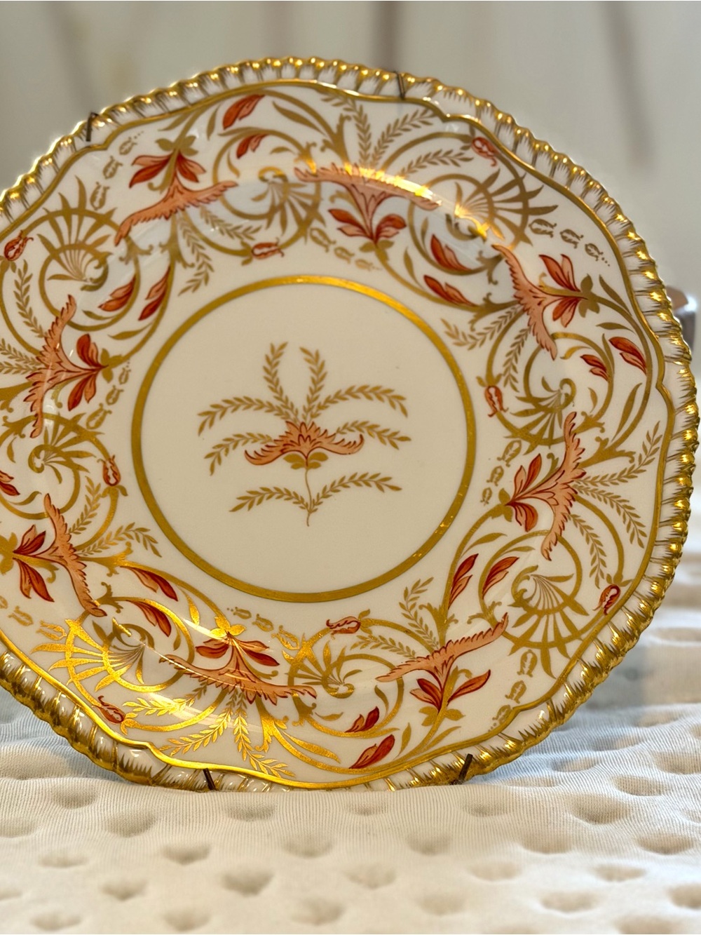 Vintage Spode Regency salad plate, bone china!